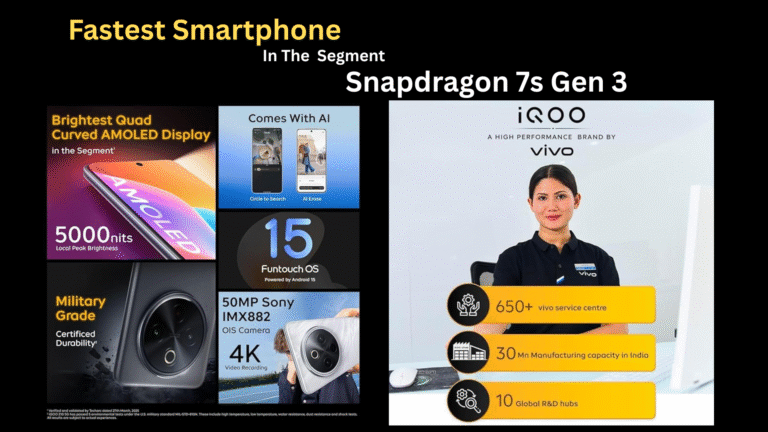 iQOO z10 lite: funtouch OS 15 based on Android 15, Snapdragon,2.5 GHz
